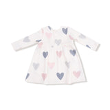 Angel Dear Hearts Modal Ribbed Dress & Bloomer