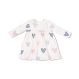 Angel Dear Hearts Modal Ribbed Dress & Bloomer