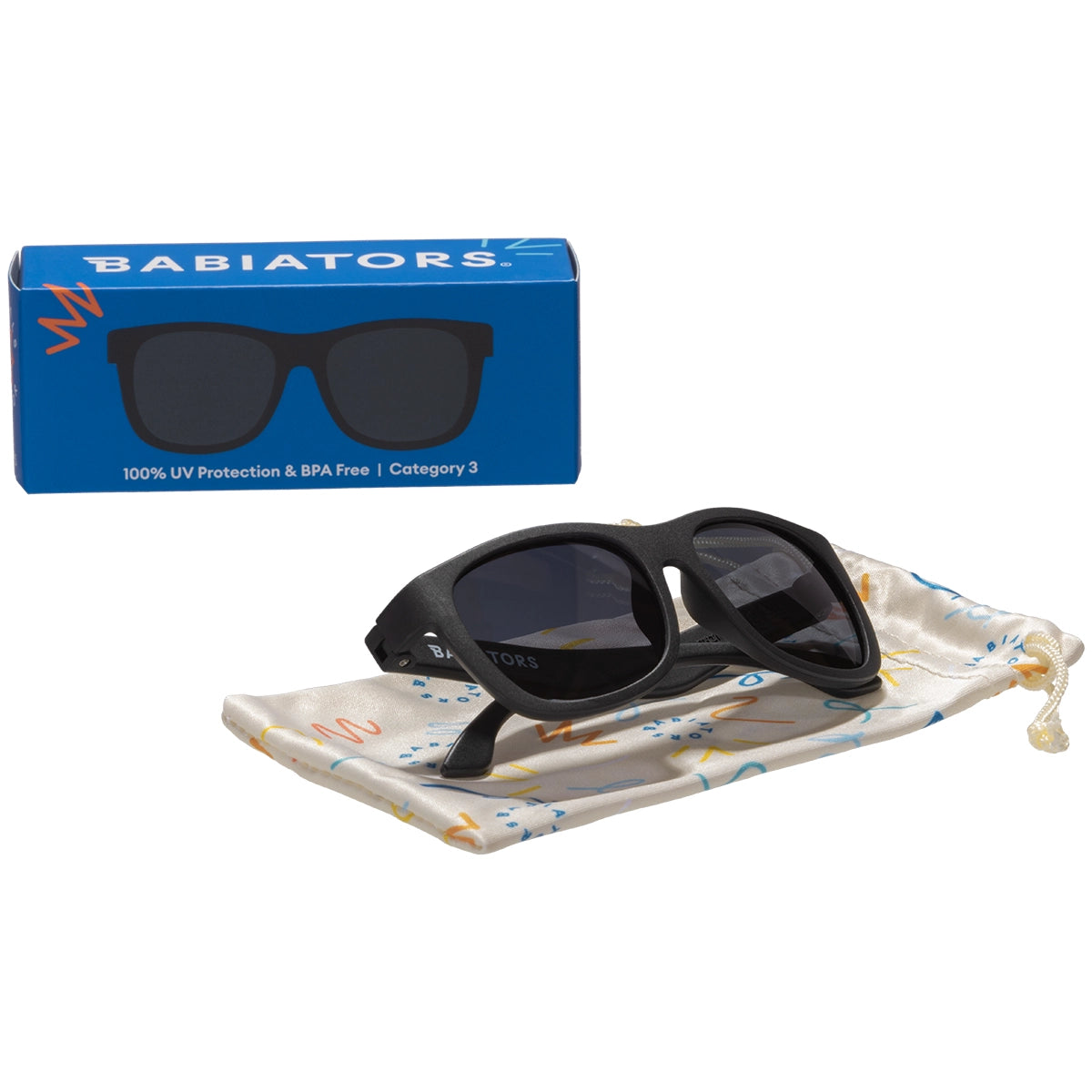 Babiators Navigator Jet Black | Smoke Lenses UV Sunglasses