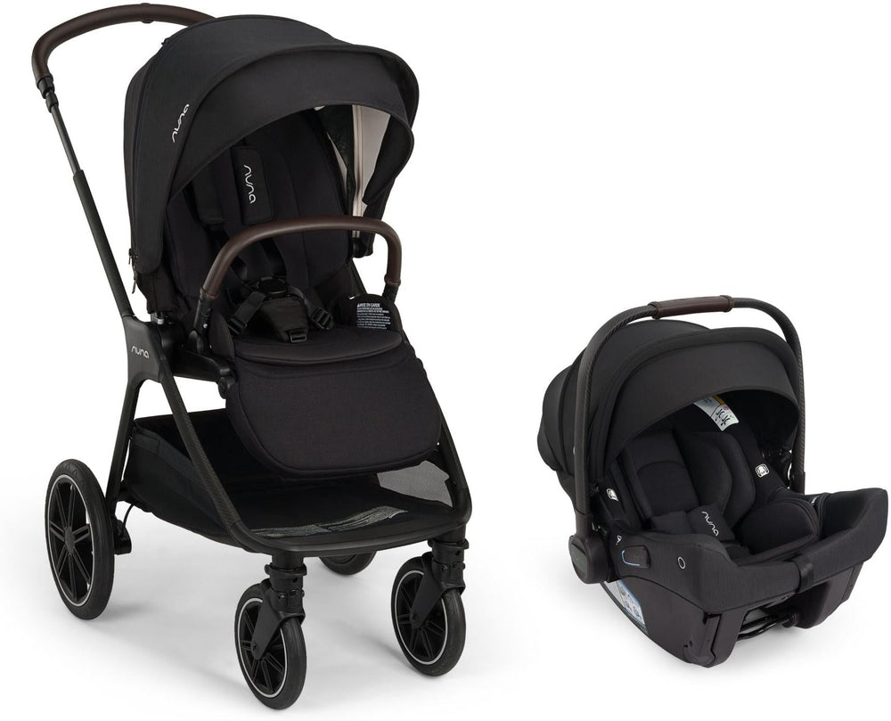 NUNA TRIV LX  stroller + Pipa URBN car seat Travel System | Caviar