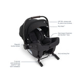 NUNA TRIV LX  stroller + Pipa URBN car seat Travel System | Caviar