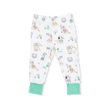 Angel Dear Country Club Dogs Neutral S/S Loungewear Set