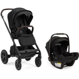 Nuna MIXX Next with Magnetic Buckle + PIPA Aire RX Infant Car Seat with Relx base Travel System