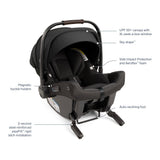 NUNA SWIV stroller + PIPA urbn car seat travel system