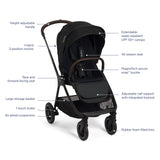 Nuna PIPA Urbn Car Seat + TRIV Next Stroller Travel System | Caviar Caviar (Chocolate) | preorder for May