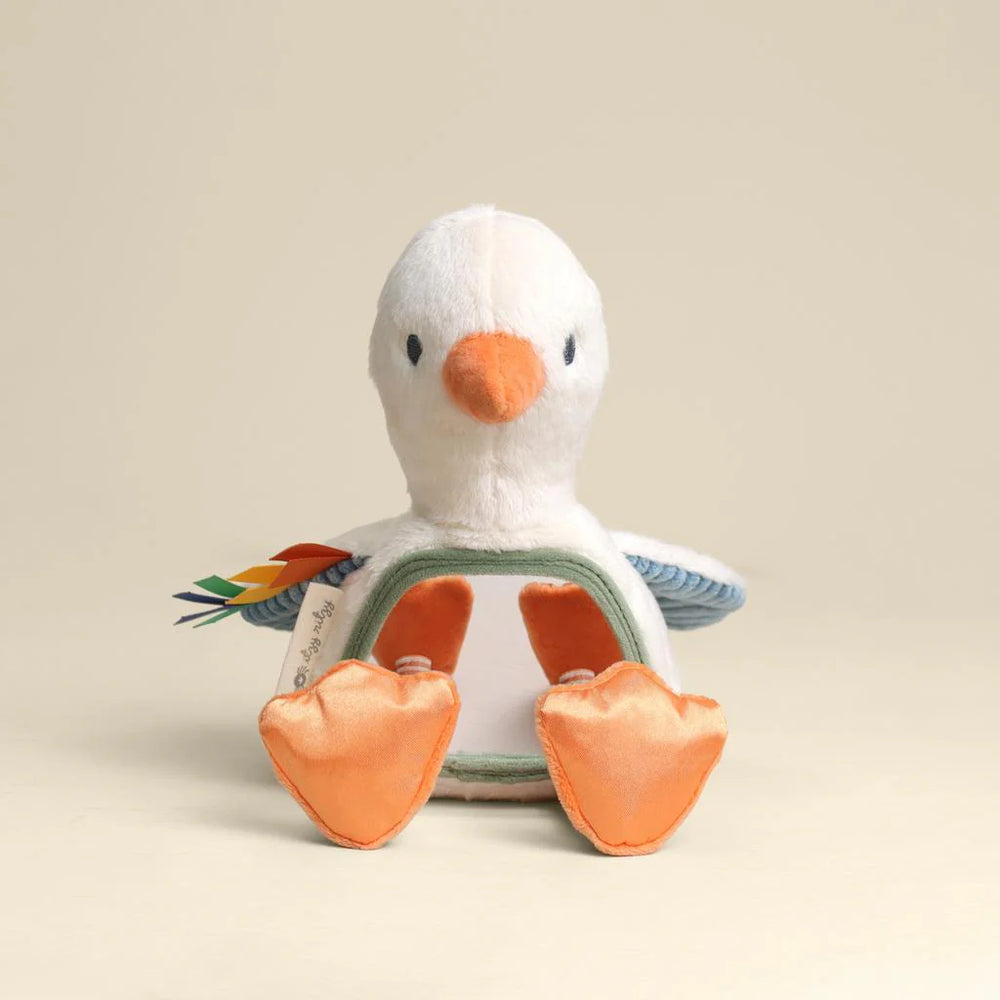 Itzy Ritzy Goose Itzy Bitzy Mirror™ Sensory Tummy Time Mirror