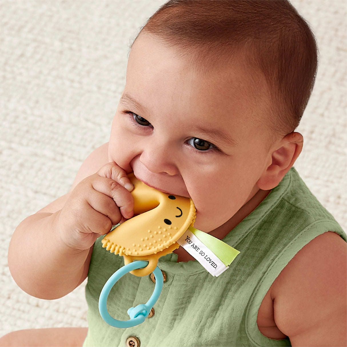 Itzy Ritzy Fortune Cookie Itzy Treat Silicone Teether Toy