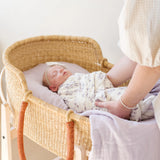 Saranoni Bamboo Rayon Muslin Swaddle | Forget-Me-Not