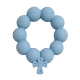 Nola Tawk Blue Blessing Beads Natural Rubber Teether and Bath Toy