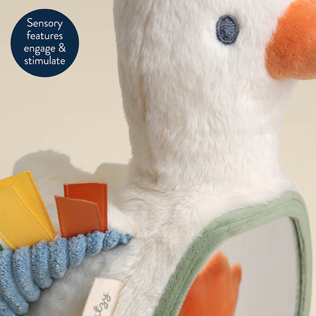Itzy Ritzy Goose Itzy Bitzy Mirror™ Sensory Tummy Time Mirror