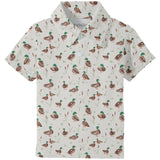 Goosies Mallard Drake Bamboo Short Sleeve Polo Shirt