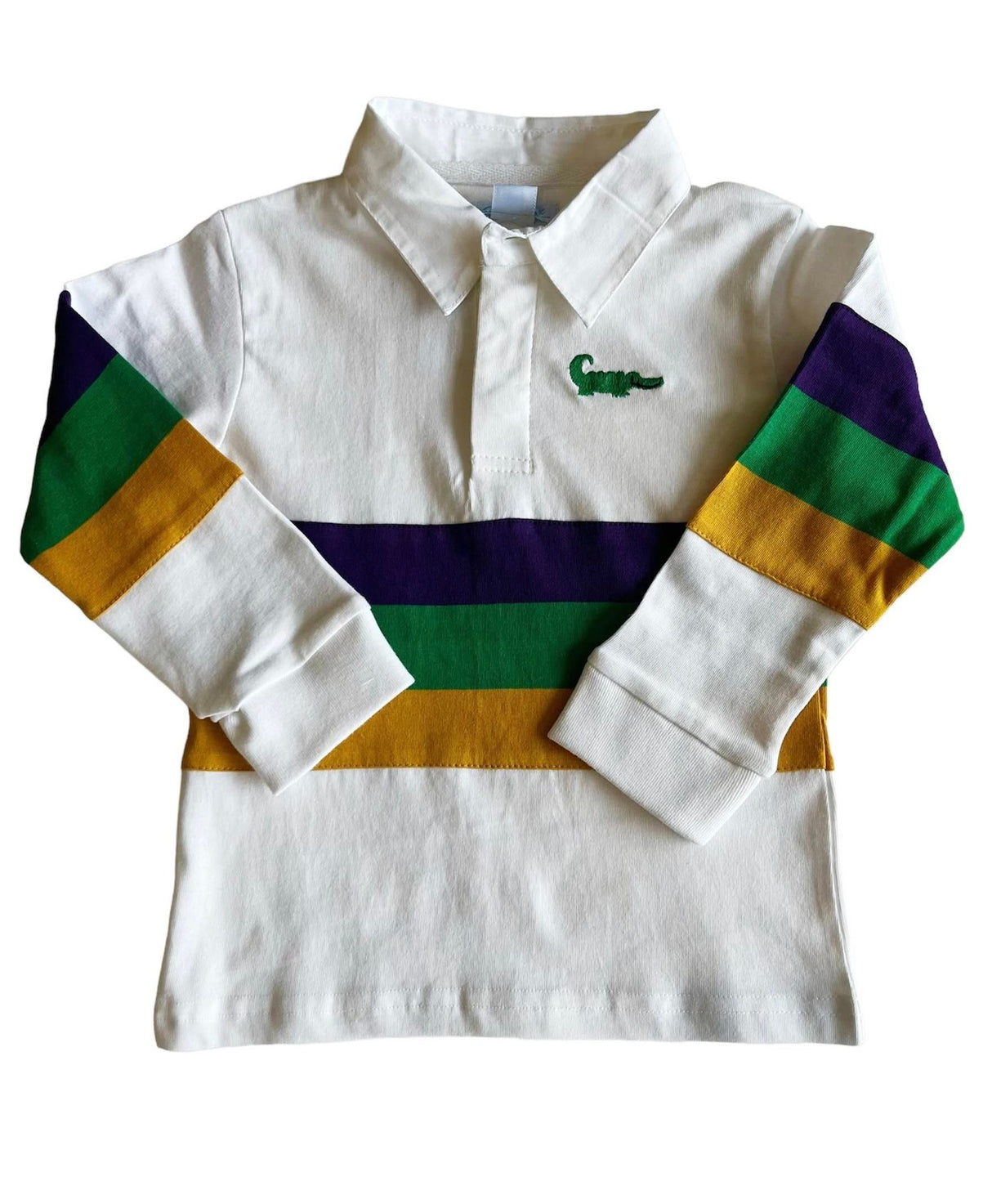 Mardi Gras Rugby Long Sleeve Shirt