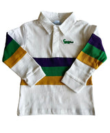Mardi Gras Rugby Long Sleeve Shirt