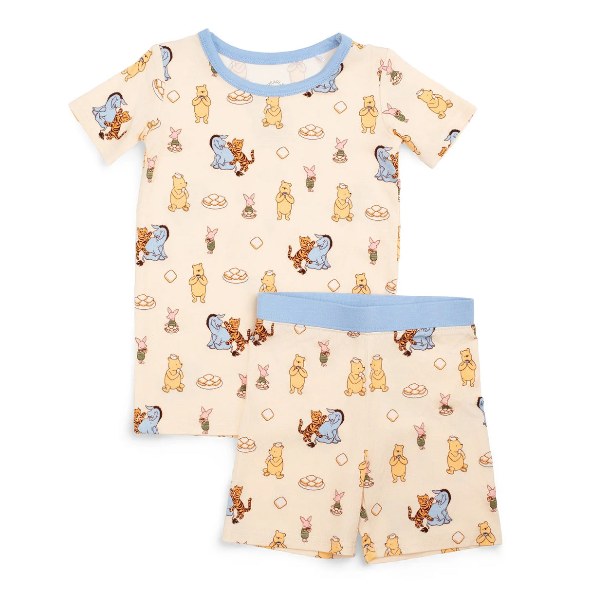 Pearls & Pelicans Pooh's Beignet Adventure Bamboo Two-Piece Short Set