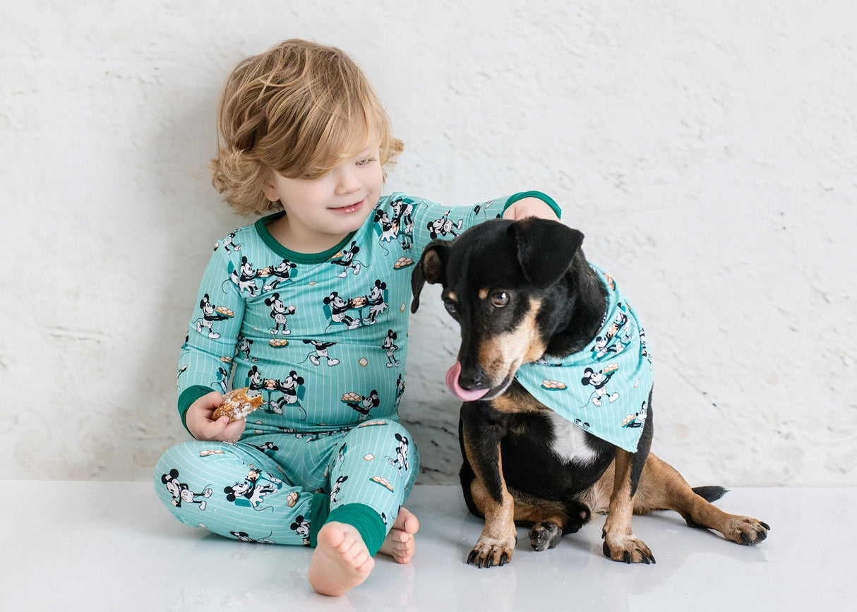 Pearls & Pelicans Powdered Sugar Pals Bamboo Two-Piece Pajamas