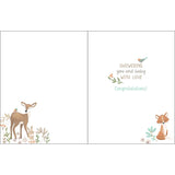 Gina B Designs Baby Greeting Card | Forest Animals