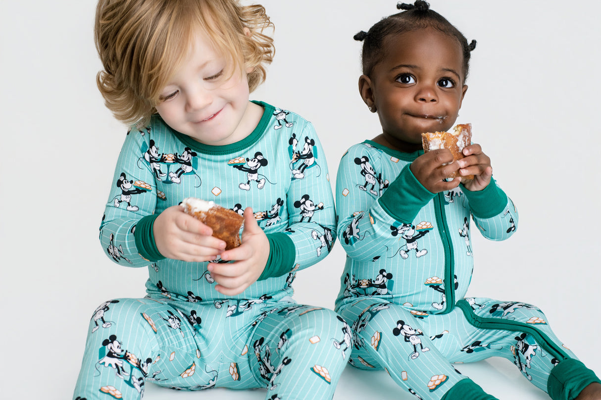 Pearls & Pelicans Powdered Sugar Pals Bamboo Two-Piece Pajamas