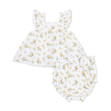 Angel Dear Sunshine Roses Pinafore & High Waisted Bloomer