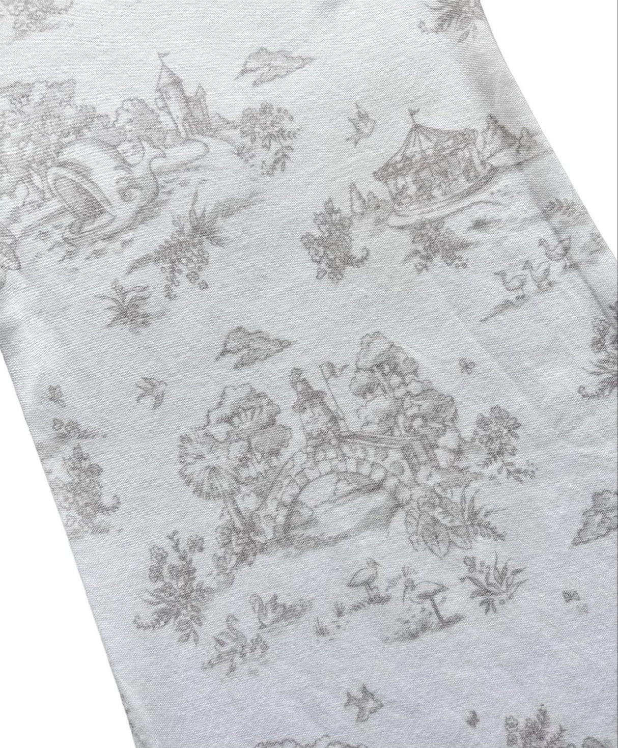 Maison Nola Storyland Toile Gown Grey | Bamboo Cotton Knit