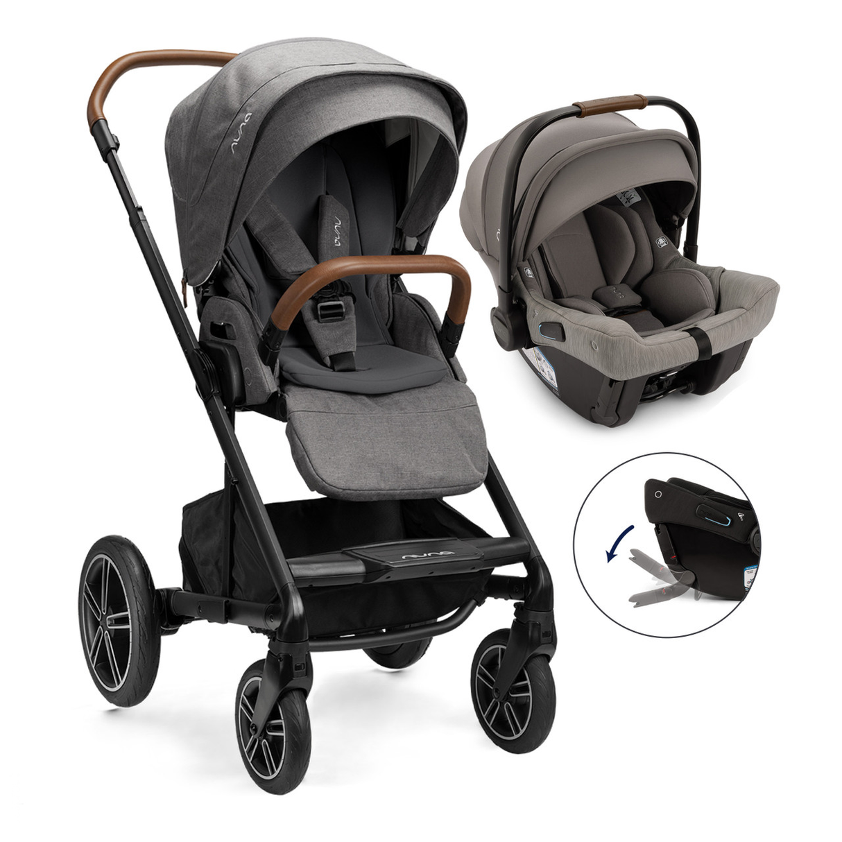Nuna Pipa urbn infant car seat + MIXX™ next  Stroller Travel System