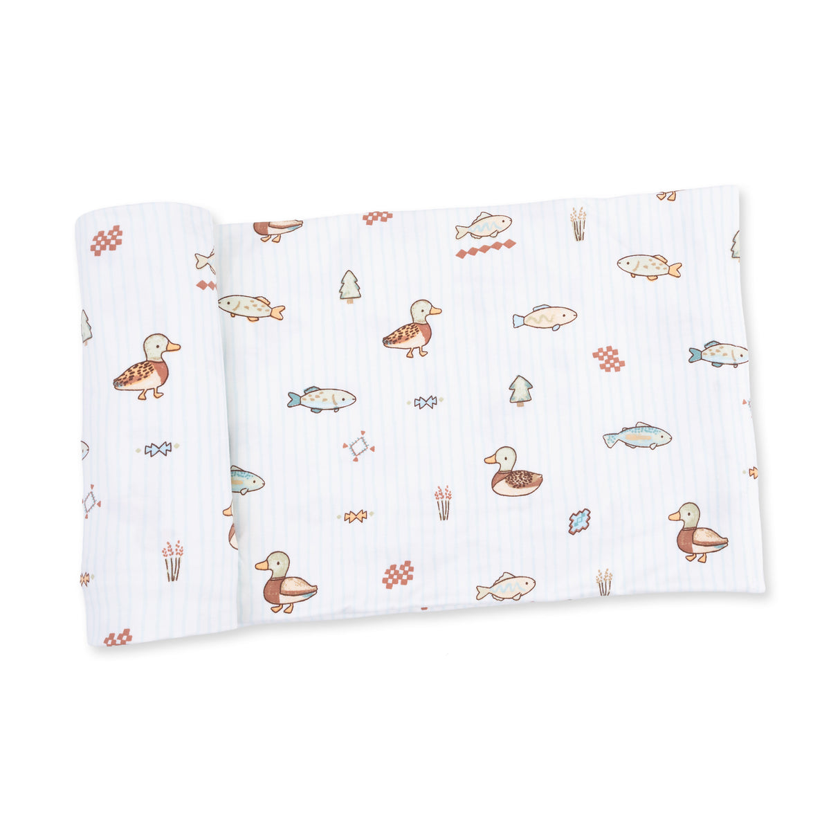 Angel Dear Lake Cuties Bamboo Swaddle Blanket