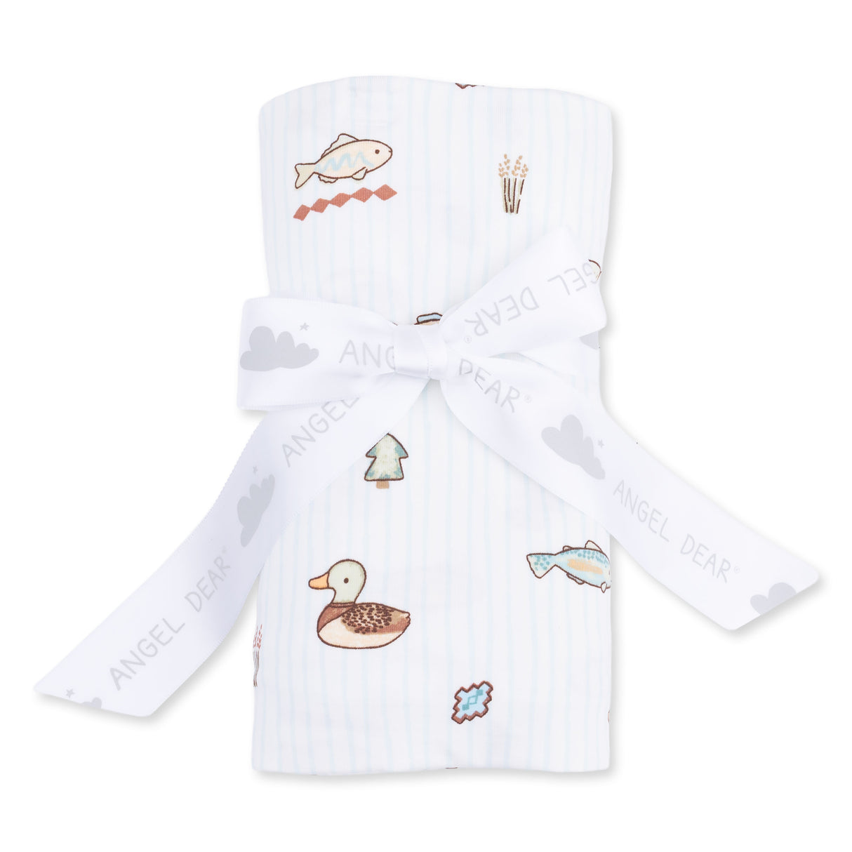 Angel Dear Lake Cuties Bamboo Swaddle Blanket