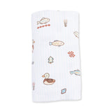 Angel Dear Lake Cuties Bamboo Swaddle Blanket