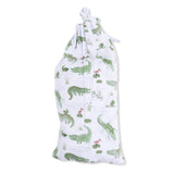 Angel Dear Crayon Alligators Swaddle Blanket