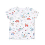 Angel Dear Sailor Sea Creatures Crew Neck Tee w/ Casual Short