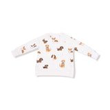 Angel Dear Best Friend Dogs Raglan Sweatshirt & Jogger Set