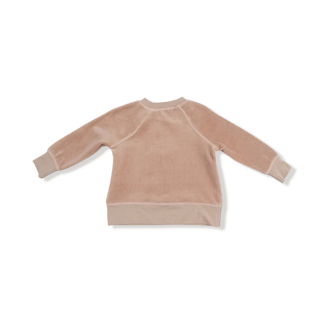 Angel Dear Velour Teddy Bear Oversized Shirt & Wide Leg Pant | Brown