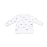 Angel Dear Vintage Airplane Pilots Raglan Sweatshirt & Solid Citadel Jogger Playwear Set