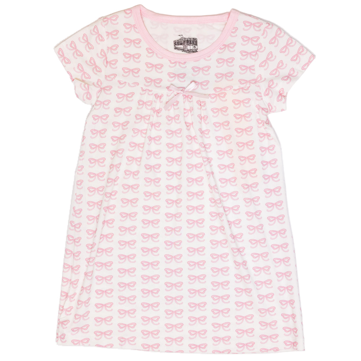 Uptown Baby Bow Bamboo Lounge Dress