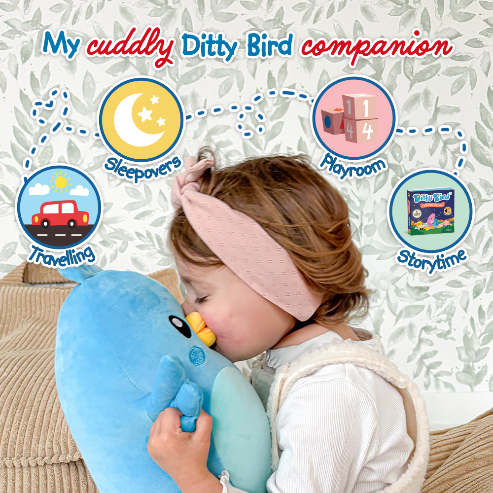 Ditty Bird Squishy Soft Plush