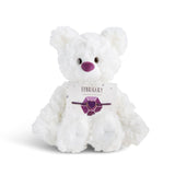 Demdaco Beary Charming Plush Birthstone Bear and Bracelet (7in) Gift Set
