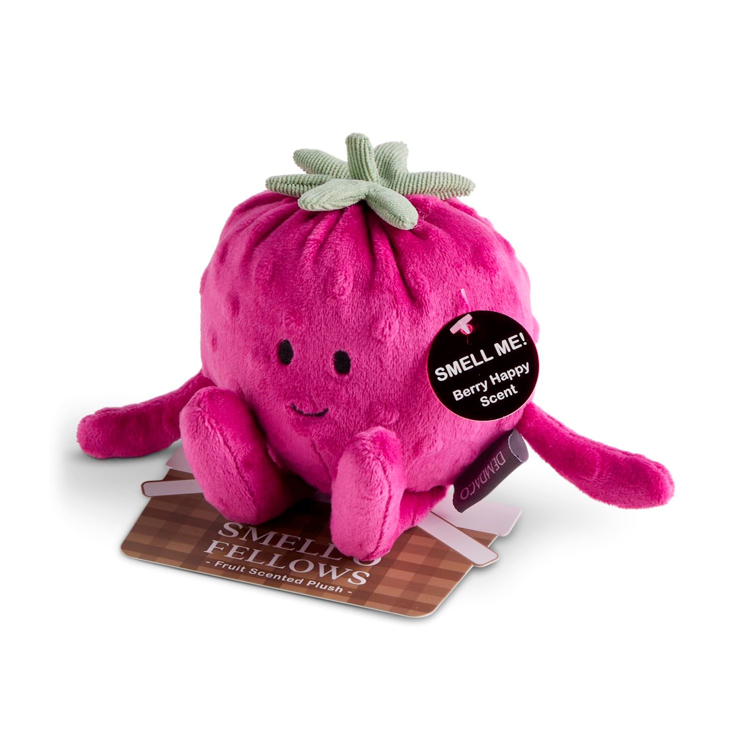 Cerise マカロンバニーぬいぐるみ ストロベリー＆フューシャ Smello Fellows Berry Happy Scented Plush Toy | Raspberry – ZukaBaby