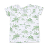 Angel Dear Golf Toile Green Bamboo Loungewear Set