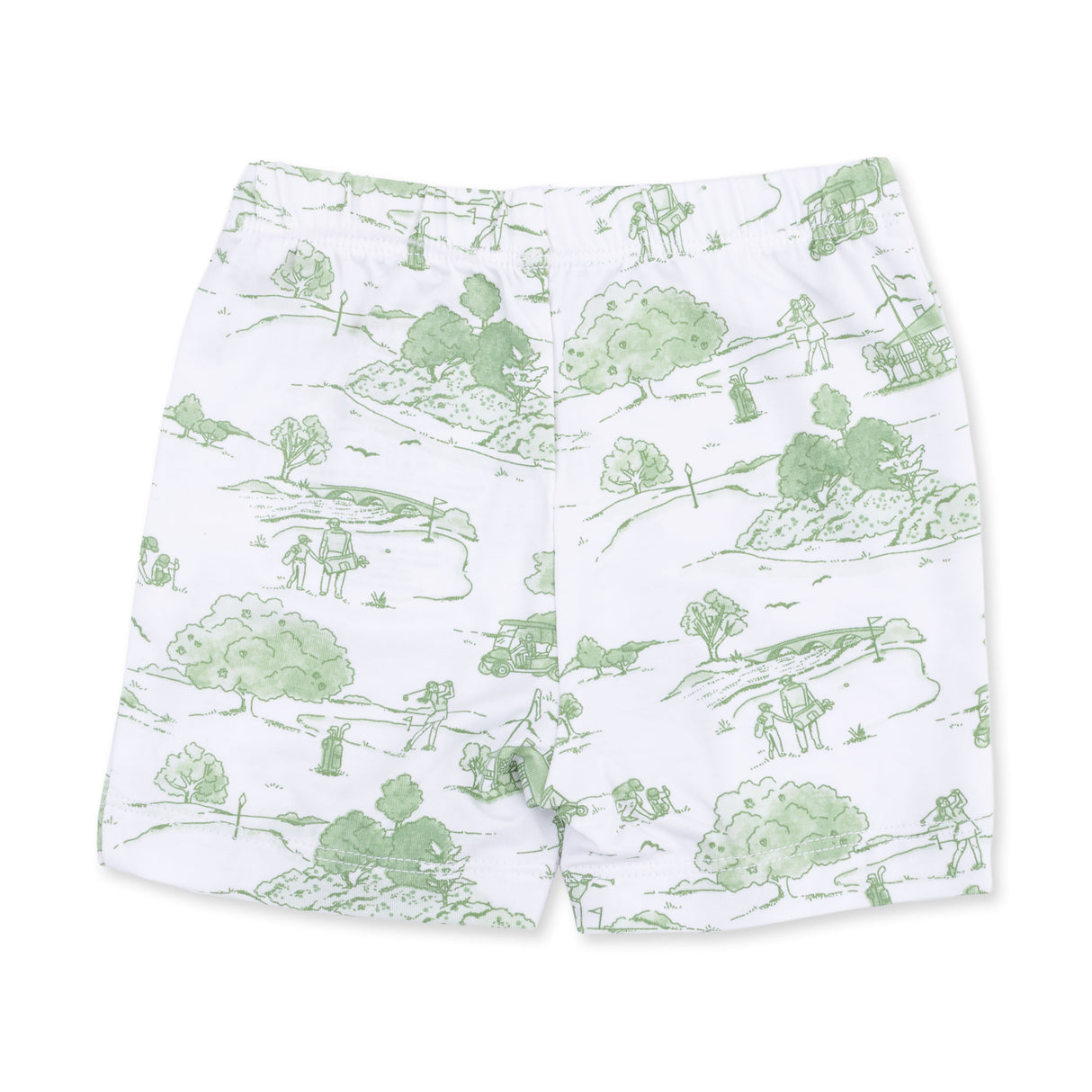 Angel Dear Golf Toile Green Bamboo Loungewear Set