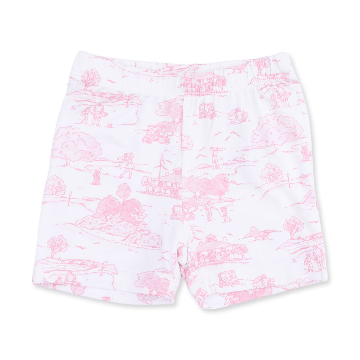 Angel Dear Golf Toile Pink Bamboo Loungewear Set