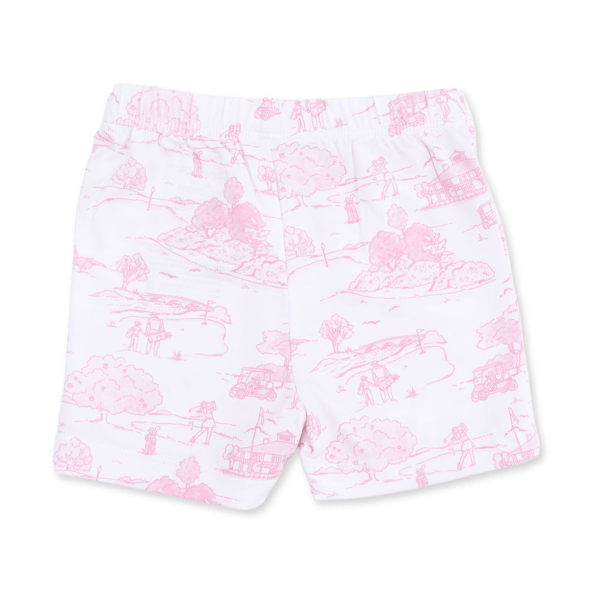 Angel Dear Golf Toile Pink Bamboo Loungewear Set
