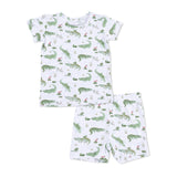 Angel Dear Crayon Alligators Loungewear Short Set