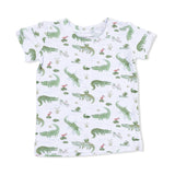 Angel Dear Crayon Alligators Loungewear Short Set