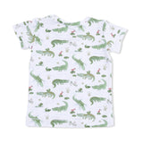 Angel Dear Crayon Alligators Loungewear Short Set