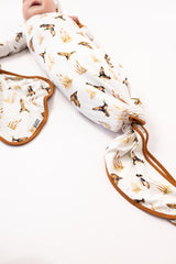 Ducks Bamboo Knotted Gown - Newborn
