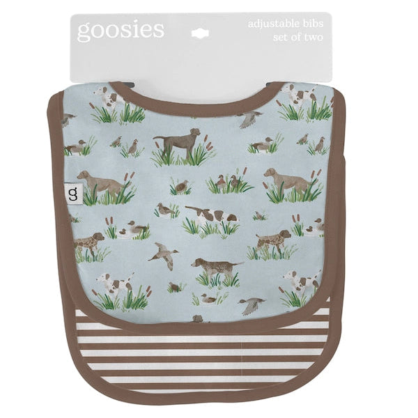 Goosies Delta Dogs Bamboo Bib 2 Pack Set