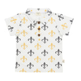ntrl co. Who Dat Short Sleeve Polo Shirt