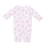 Angel Dear Puppy Toile Pink Convertible Gown