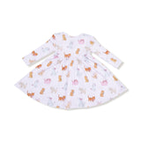 Angel Dear Fancy Pets Twirly Long Sleeve Dress