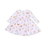 Angel Dear Fancy Pets Twirly Long Sleeve Dress