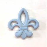 Fleur de Lis Silicone Teether